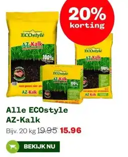 Welkoop Alle ECOstyle AZ-Kalk aanbieding
