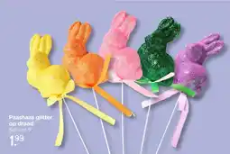 Xenos Paashaas glitter op draad aanbieding