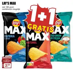 MCD Supermarkt LAY'S MAX aanbieding