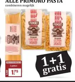 MCD Supermarkt ALLE PRIMORO PASTA aanbieding