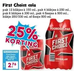 Boon`s Markt First Choice cola aanbieding