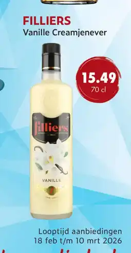 uw topSlijter Filliers aanbieding