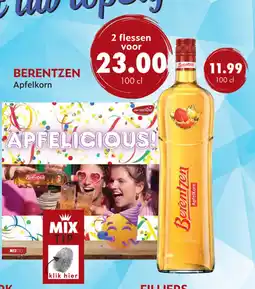 uw topSlijter Berentzen Apfelkorn aanbieding
