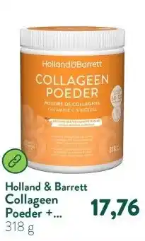 Holland & Barrett Collageen Poeder + Vitamine C & Biotine - 318g aanbieding