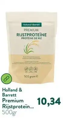 Holland & Barrett Premium Rijstproteïne Poeder aanbieding