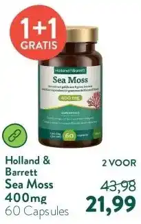 Holland & Barrett Sea Moss 400mg aanbieding