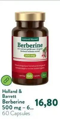 Holland & Barrett Berberine 500 mg – 60 capsules aanbieding
