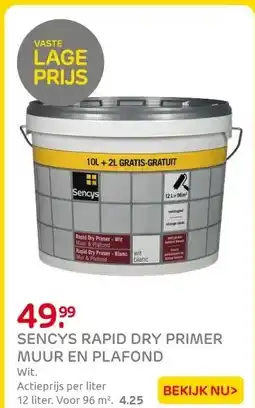 Praxis Sencys Rapid Dry Primer - Muur en aanbieding
