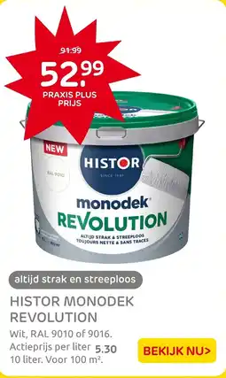 Praxis Histor monodek revolution aanbieding