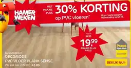 Praxis DECOMODE PVC VLOER PLANK SENSE aanbieding