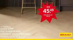 Praxis QUICK-STEP PVC VLOER PLANK VISGRAAT VINYL HERITAGE aanbieding