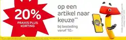 Praxis op een artikel naar keuze aanbieding