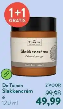 Holland & Barrett Slakkencrème aanbieding
