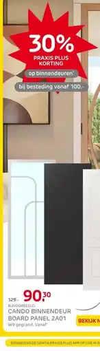 Praxis CANDO BINNENDEUR BOARD PANEL 2A01 aanbieding