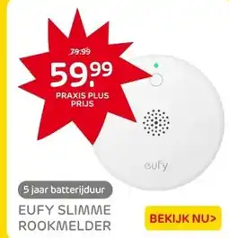Praxis Eufy Rookmelder - E10 - Wit aanbieding