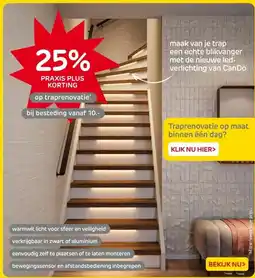 Praxis op traprenovatie aanbieding