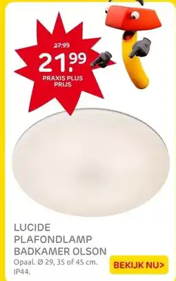 Praxis Lucide Plafondlamp Badkamer Olson - aanbieding