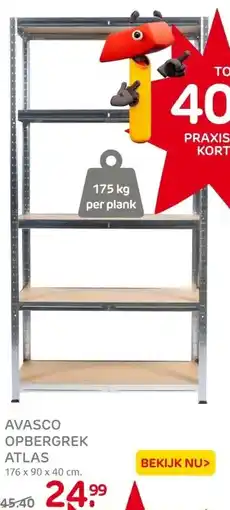 Praxis Avasco Stellingkast - Atlas - aanbieding