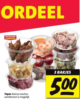Nettorama Tapas diverse soorten combineren is mogelijk aanbieding