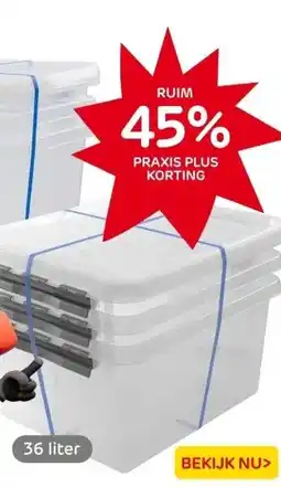 Praxis SUNWARE OPBERGBOX SET Q-LINE aanbieding