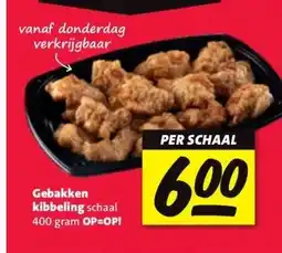 Nettorama Gebakken kibbeling schaal aanbieding