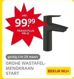 Praxis GROHE Wastafelmengkraan Start - EcoJoy - aanbieding