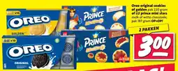 Nettorama Oreo original cookies of golden aanbieding