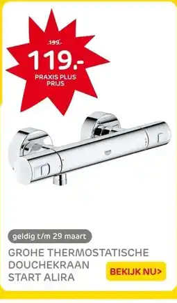 Praxis Grohe Thermostatische Douchekraan Start aanbieding