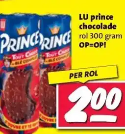 Nettorama LU prince chocolade rol aanbieding