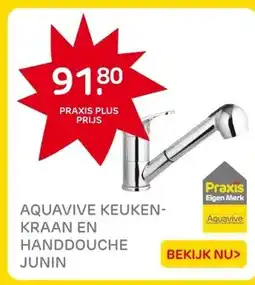 Praxis AquaVive keukenkraan Junin met aanbieding