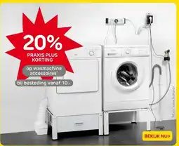 Praxis op wasmachine accessoires aanbieding