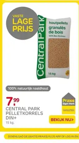 Praxis CENTRAL PARK PELLETKORRELS DIN+ aanbieding