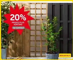 Praxis op tuinhout aanbieding