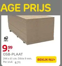 Praxis OSB-PLAAT aanbieding