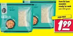 Nettorama Sum & Sam noedels ready to wok aanbieding