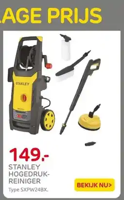Praxis STANLEY HOGEDRUK- REINIGER aanbieding