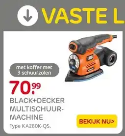 Praxis BLACK+DECKER MULTISCHUUR- MACHINE aanbieding