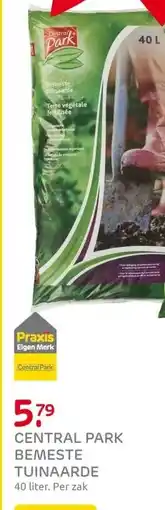 Praxis Central Park tuinaarde 40L aanbieding