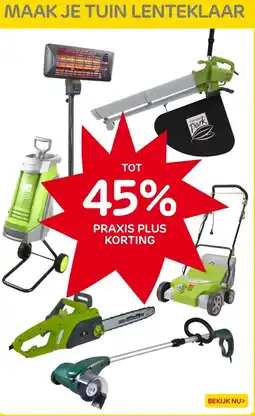 Praxis MAAK JE TUIN LENTEKLAAR aanbieding