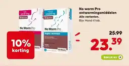 Pets Place No worm Pro ontwormingsmiddelen Alle varianten. aanbieding