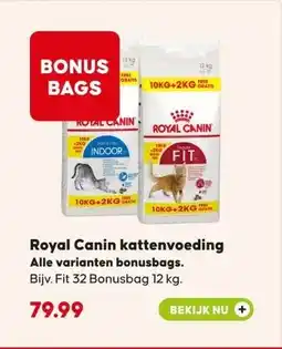 Pets Place Royal Canin kattenvoeding Alle varianten bonusbags. aanbieding