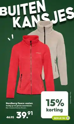 Pets Place Nordberg fleece vesten aanbieding