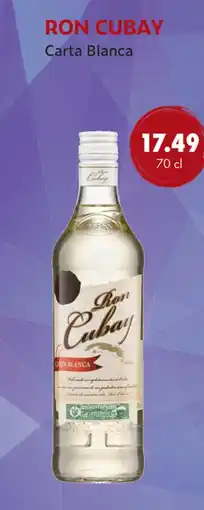 uw topSlijter Ron Cubay aanbieding