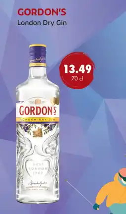 uw topSlijter Gordon's London Dry aanbieding