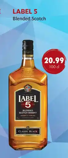uw topSlijter Label 5 aanbieding