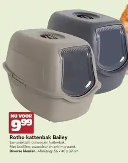 Discus Rotho kattenbak Bailey aanbieding