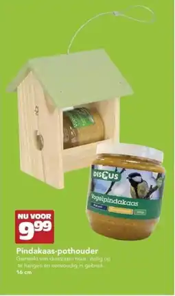 Discus Vogelpindakaas Pindakaas-pothouder aanbieding