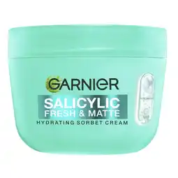 Kruidvat Garnier Salicylic Fresh & Matte Hydrating Sorbet Cream aanbieding