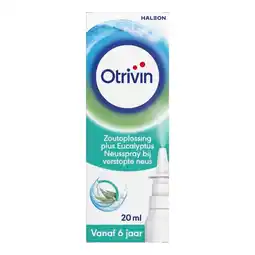 Trekpleister Otrivin Zoutoplossing Plus Eucalyptus Neusspray aanbieding