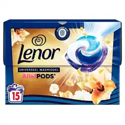 Trekpleister Lenor Amber & Orchidee All-in-1 Wasmiddelpods aanbieding